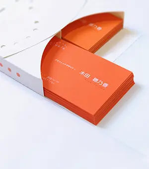 厚紙印刷 × 名刺・ショップカード